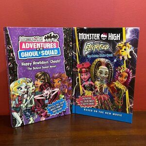 ⭐4 FOR $20⭐ Set of two Monster High Hardcover Junior Novels